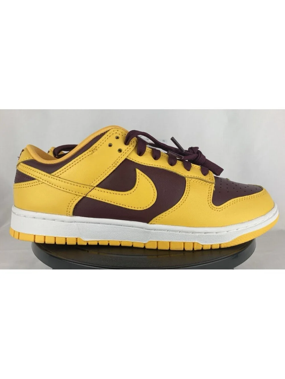 NEW Men’s Size 9.5 Nike Dunk Low Arizona State Sundevils Maroon Gold DD1391-702